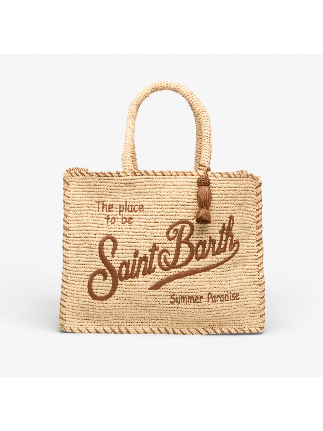 Kabelka MC2 Saint Barth Vanity Raffia Bag Border Universal